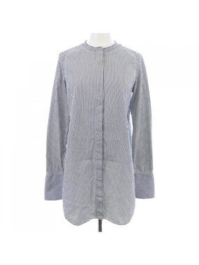 Celine Shirt White Blue Striped